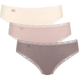 Sloggi 3-pak 24 7 Weekend Tai - Pink/Beige - 46