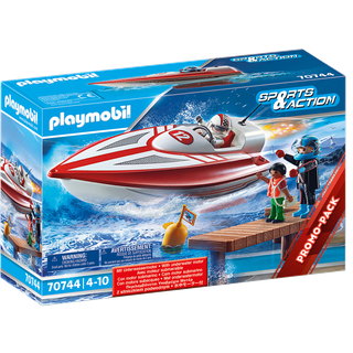 Speedbåd med undervandsmotor Playmobil Family Fun 70744