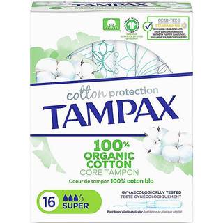 Tampax Organic Cotton Tampons 16 Pieces - Super