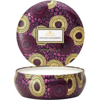 Voluspa 3-Wick Candle Decorative Tin Santiago Huckleberry 340g