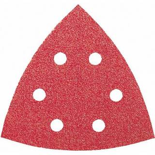 Bosch Accessories 2609256A48 Deltaslibepapir med burrebånd, perforeret Kornstørrelse 40 Hjørnemål 93 mm 5 stk