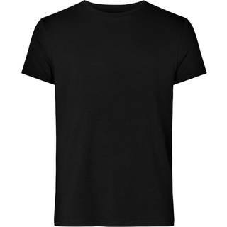 RESTERÃDS bambus T-shirt i sort med rund hals til herre
