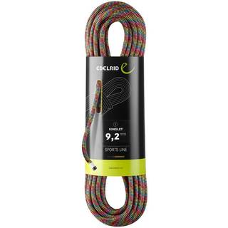 Edelrid Kinglet 9,2 Helreb størrelse 80 m farve grå
