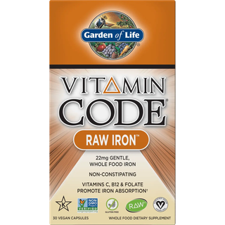 Vitamin Code Rå Jern - 30 veganske kapsler