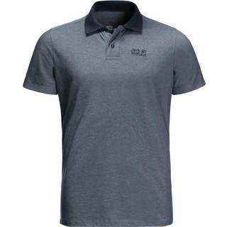 Jack Wolfskin Men's Pique Polo Night Blue, S