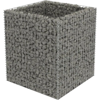 gabion-højbed 90x90x100 cm galvaniseret stål