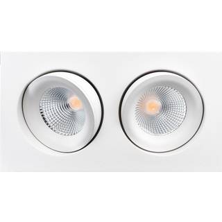 SG ARMATUREN A/S Junistar Lux Square 2x Hvid 2700K