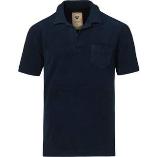 OAS Short Sleeve Terry Polo Navy