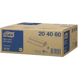 TORK Affaldspose B1 Hvid 50 l, 10 rl LD 25 ps/rl (204060)
