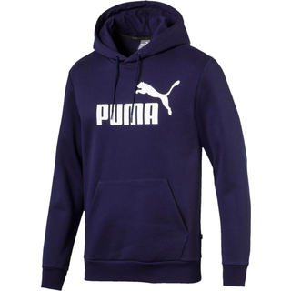 Puma Puma Blue Men Essentials Big Logo Hoodie