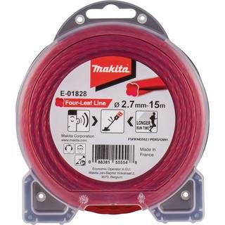 Makita E-01828 Trimmerline firkløver 2,7 mm x 15 m