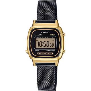 Casio Vintage  LA670WEMB-1EF Armbåndsur – Sort/Guld