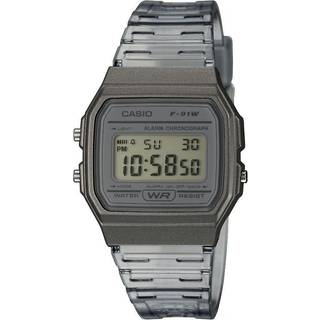 Casio ur F-91WS-8EF - Klar grå - Pop Retro Digital