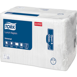 Tork servietter 33x33cm 10300 509300 1-lags hvid