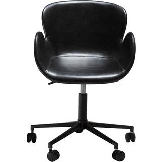 DAN-FORM - GAIA Office Stol - Vintage lysebrun kunstlæder