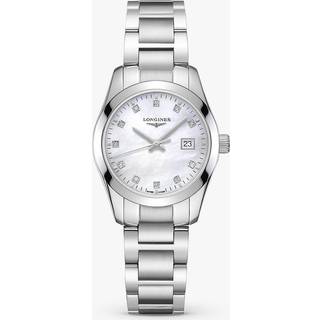 Longines L2.286.4.87.6 Conquest Classic Hvid/Stål Ø29.5 mm