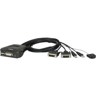 CS22D 2-Port Cable KVM Switch