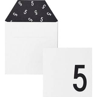 Design Letters - Birthday Card 5 - White - One size