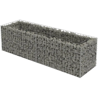 gabion-højbed 180x50x50 cm galvaniseret stål