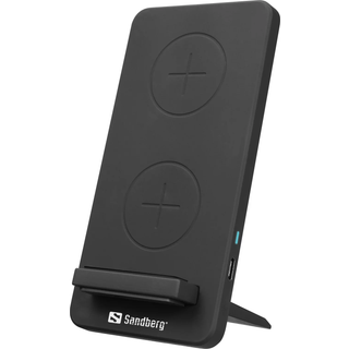Sandberg Wireless Charger Stand. 2i1 trådløs oplader. 15W