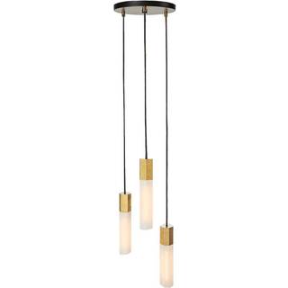 Tala Basalt Triple Pendel Messing
