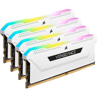 Corsair Vengeance RGB PRO SL DDR4-3600 - 32GB - CL18 - Quad Channel (4 pcs) - Intel XMP - Hvid med RGB