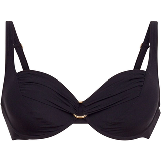 Rosa Faia Hermine Bikini Top - Black - F 40