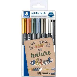 Staedtler DJ Brush+Pigment Marker | 7 dele