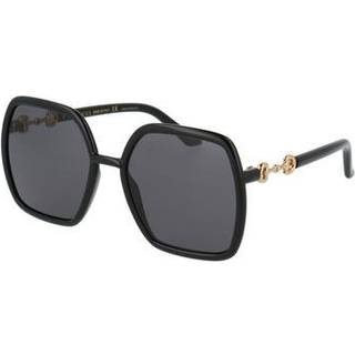 Gucci GG0890S 001 55 Solbriller Kvinder Black - Black - 55mm