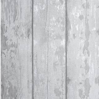 Arthouse Wallpaper Metallic Washed Wood 908501