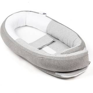 Doomoo Babynest Stribet, Grå