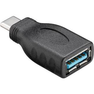 MICROCONNECT USB-C han til USB-A hun adapter Sort