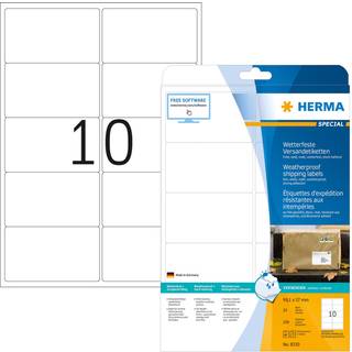 HERMA label shipping/forsendelse - ekstra stærk 99,1 x 57 mm, 250 stk.