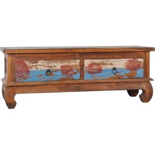tv-skab 110x35x40 cm genanvendt teaktræ