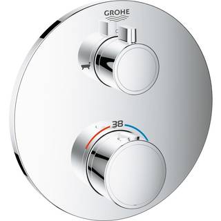 Grohe GRT forpl t Smrtbox rund GRT Termo forpl, kar, 2 udløb, integr shut off/diverter-vnt