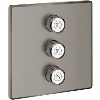 Grohe GRT SmartControl ventil Overdel, Triple volume kontrol sæt, bør. hard graphite