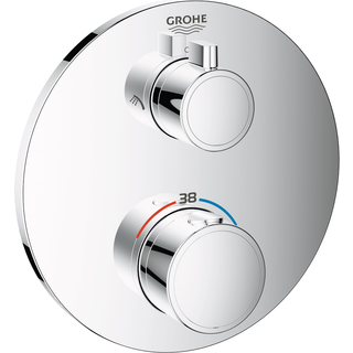Grohe GRT forpl t Smrtbox rund Grohtherm Forplade, integreret omskifter