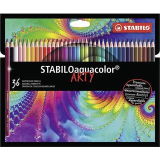 STABILO ARTY Aquacolor akvarel blyantpenne 36-pack