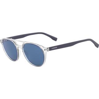 Lacoste Unisex L881S 424 Solbriller Injiceret Transparent Blå Rund Normal Fotokromatisk