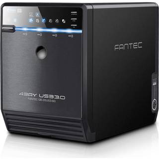 FANTEC QB-35US3-6G 4-Bay 3.5" Hard Drive eSATA & USB 3.2 Gen 1 Case