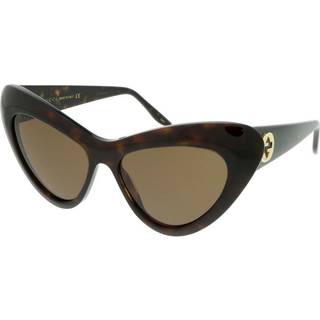 Gucci GG0895S 002 54 Solbriller Kvinder Tortoiseshell - Havana - 54mm