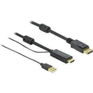 Delock HDMI til DisplayPort-kabel 4K @ 30Hz, 2m
