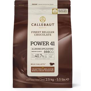 Callebaut Power41 Lys Chokolade - 40,7% Kakao, 2,5 kg