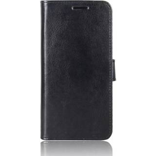 Crazy Horse Pung Standetui til Huawei P20 Lite - Sort
