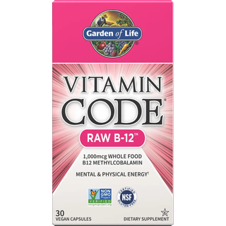 Vitamin Code Rå B-12 - 30 veganske kapsler