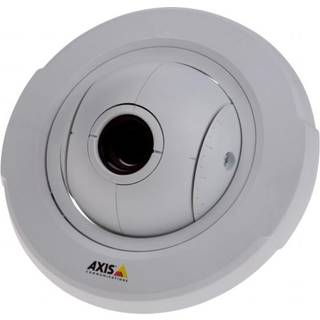 Axis Communications Wärmebildkamera 01729-001 mit hoher Megapixel Auflösung, Thermalkamera mit Branderkennung - weiß