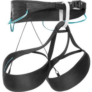 Black Diamond Women's AirNET Harness  Black/Aqua Verde, Black-Aqua Verde, XS