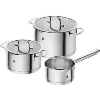 Zwilling True Flow Grydesæt 3 Dele - Grydesæt Glas Rustfrit stål - 1009152