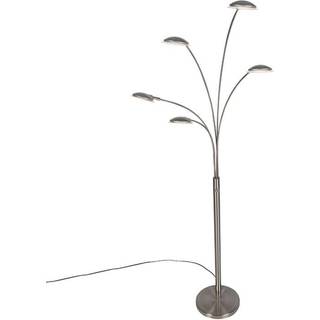 Stål gulvlampe inkl. LED med touch-dæmper - Sixties Trento