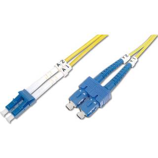 Fiber Optic Singlemode Patch Cord, LC / SC